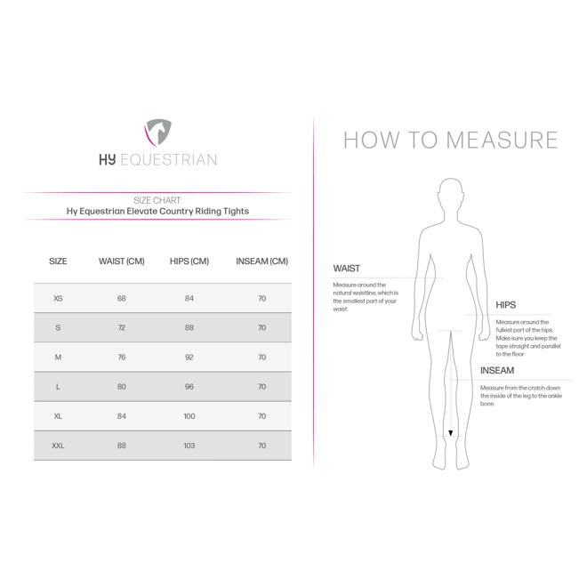 Additional Image for Hy Equestrian Elevate Country Riding Tights