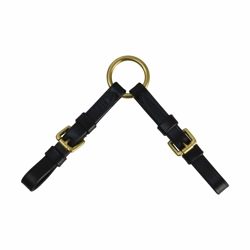 Hy Equestrian Leather Coupling - Brown - One Size