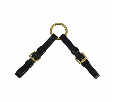 Hy Equestrian Leather Coupling - Brown - One Size