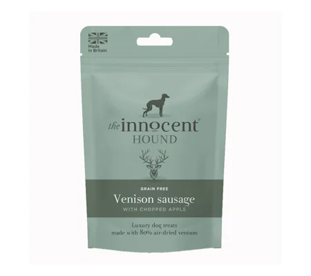 The Innocent Hound Venison Sausage With Chopped Apple Treats