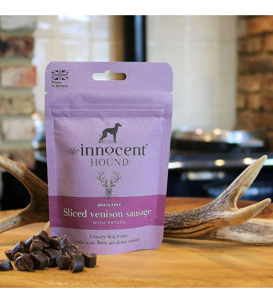 The Innocent Hound Sliced Venison Sausage Treats