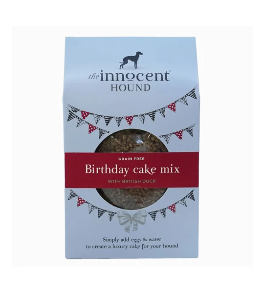 The Innocent Hound Birthday Cake Mix With British Duck