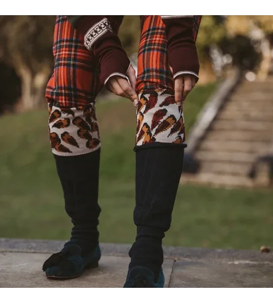 Waring Brooke Pheasant Feather Socks