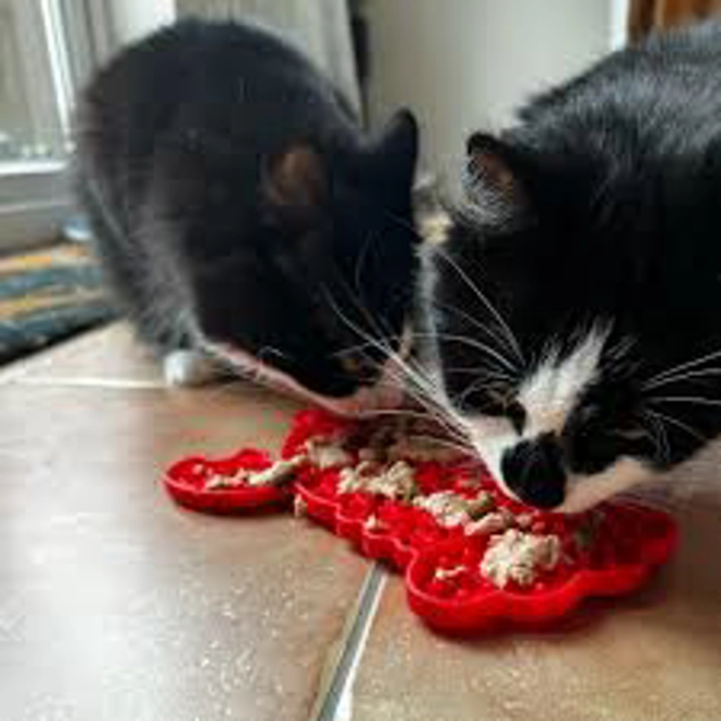 Additional Image for Ancol Orva Lick Lobster Lick Mat Red - 23 Cm
