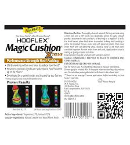 Absorbine Hooflex Magic Cushion Xtreme 3.6kg large tub professional yard hoof packing