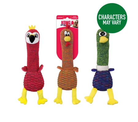 KONG Shakers Cuckoos Assorted Characters - Medium