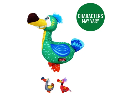 KONG Ballistic Vibez Birds Assorted Characters - Medium/Large
