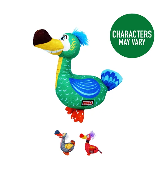 KONG Ballistic Vibez Birds Assorted Characters - Medium/Large