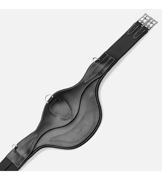 Whitaker LW020 Classic Leather Stud Guard Black