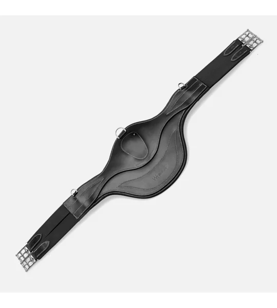 Whitaker LW020 Classic Leather Stud Guard Black