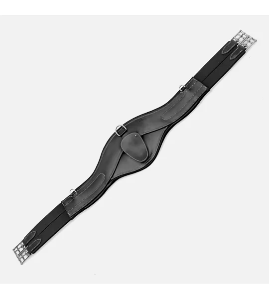 Whitaker LW021 Classic Leather Pressure Girth Black