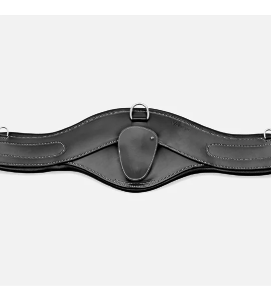 Whitaker LW021 Classic Leather Pressure Girth Black