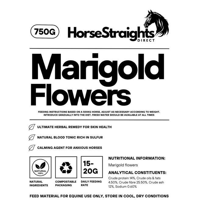 Additional Image for Horse Straights Direct Marigold Flowers - 750 Gm
