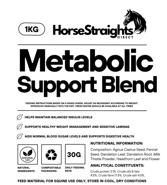 Horse Straights Direct Metabolic Support Blend - 1 Kg