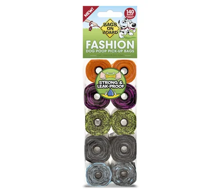 Bags On Board Refill Rolls Patterned - 10 x 14 Bags