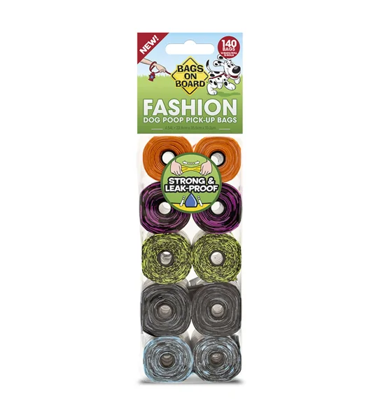 Bags On Board Refill Rolls Patterned - 10 x 14 Bags