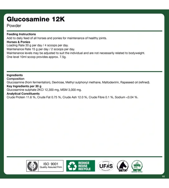 NAF Glucosamine 12,000 Plus with MSM - 900 Gm