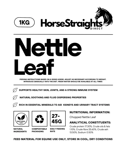 Horse Straights Direct Nettle Leaf - 1 Kg