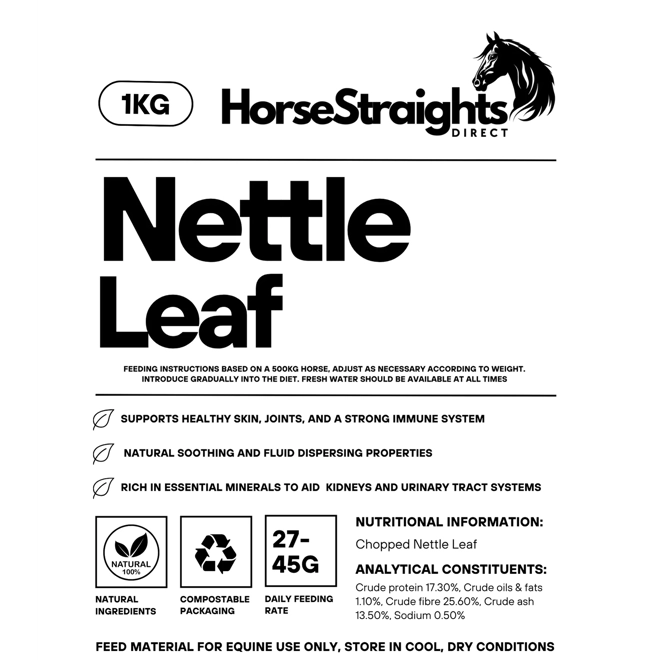 Additional Image for Horse Straights Direct Nettle Leaf - 1 Kg