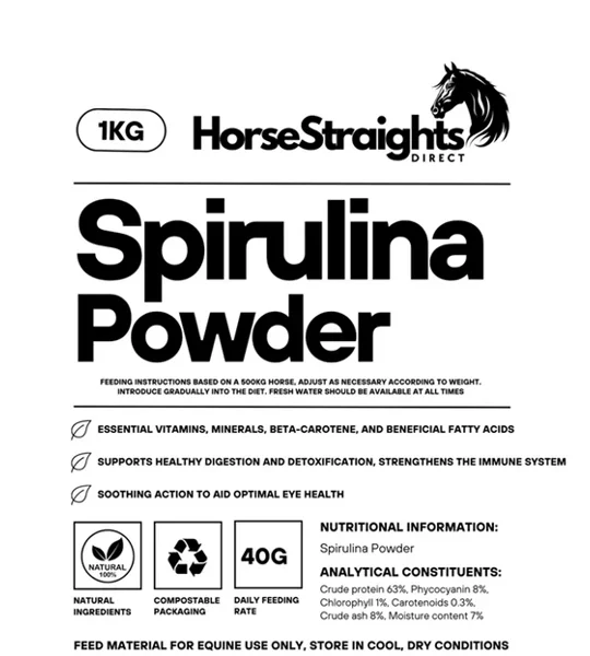 Horse Straights Direct Spirulina Powder - 1 Kg