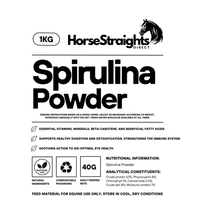 Additional Image for Horse Straights Direct Spirulina Powder - 1 Kg