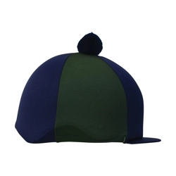 Hy Two Tone Lycra Silks with Bobble - Navy/Green