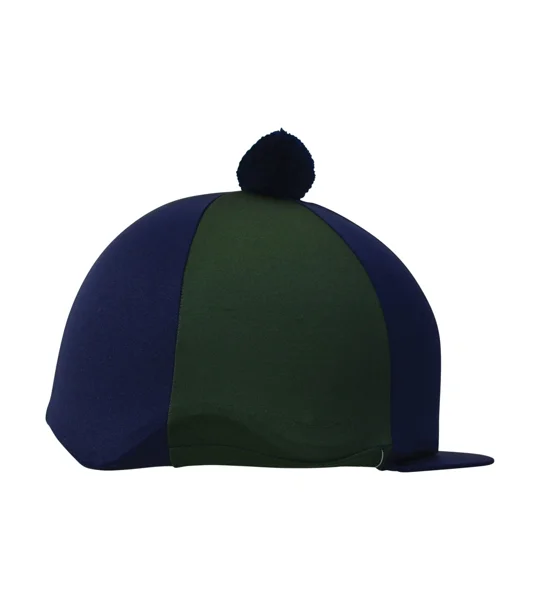Hy Two Tone Lycra Silks with Bobble - Navy/Green