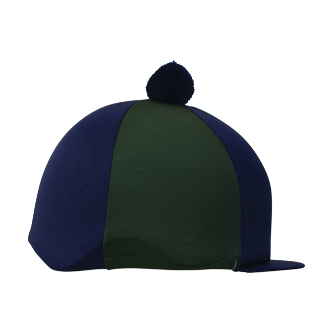 product Image for Hy Two Tone Lycra Silks with Bobble - Navy/Green