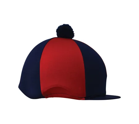 Hy Two Tone Lycra Silks with Bobble - Navy/Red