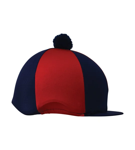 Hy Two Tone Lycra Silks with Bobble - Navy/Red