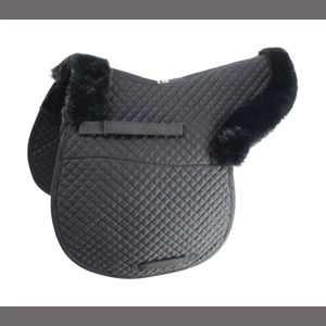 Hy Equestrian Fab Fleece Lined Numnah - Black