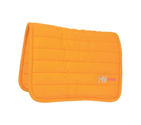 Hy Equestrian Neon Reversible Comfort Pad - Bright Orange - One Size