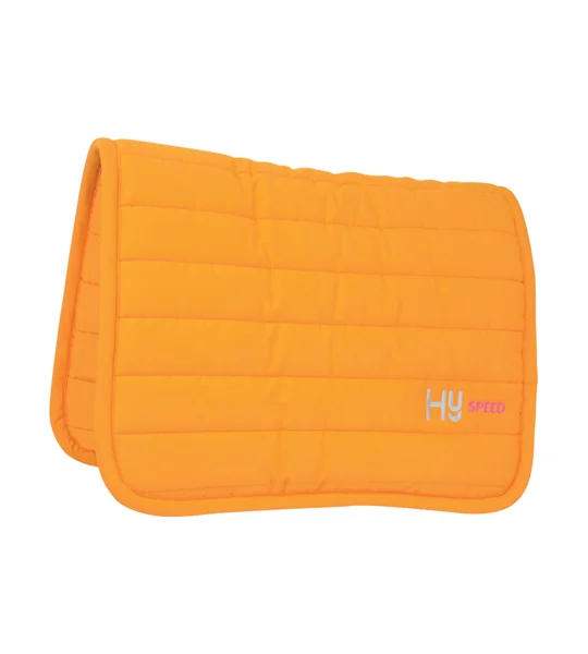 Hy Equestrian Neon Reversible Comfort Pad - Bright Orange - One Size