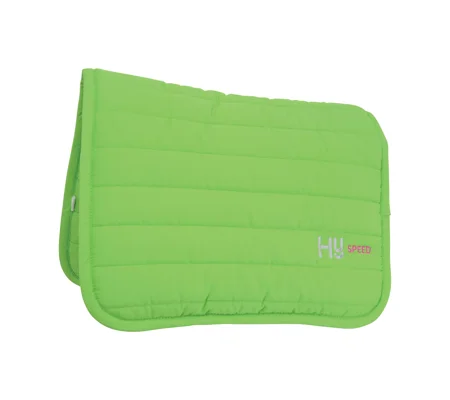 Hy Equestrian Neon Reversible Comfort Pad - Bright Green - One Size
