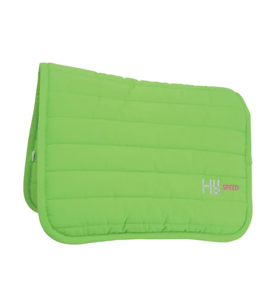Hy Equestrian Neon Reversible Comfort Pad - Bright Green - One Size