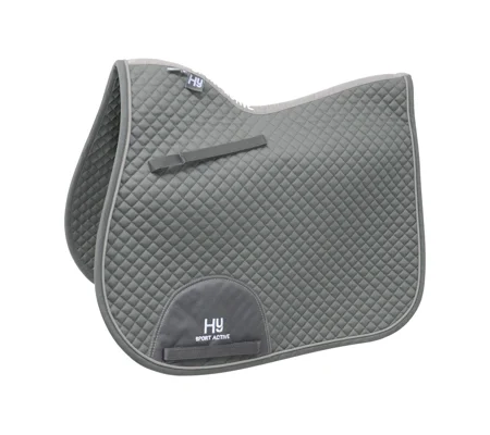 Hy Sport Active GP Saddle Pad - Pencil Point Grey - Cob/Full