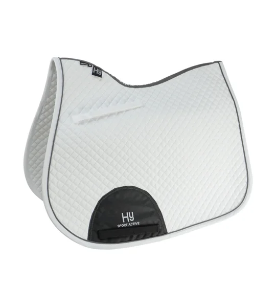 Hy Sport Active GP Saddle Pad - White