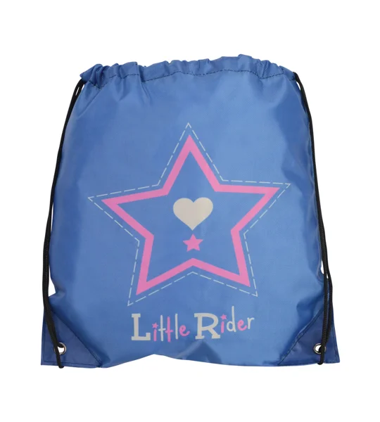 Riding Star Drawstring Bag by Little Rider - Deep Water Blue - 33 x 43cm