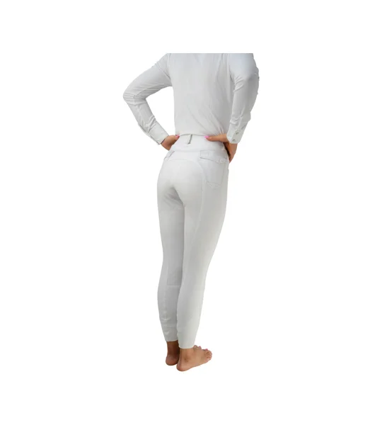 Hy Equestrian Highgrove Ladies Breeches - White