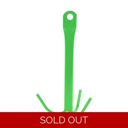 Perry Equestrian 3 Prong Tack Hook - Green