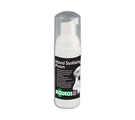 Aqueos Anti-Bacterial Canine Hand Sanitising Foam - 50ml