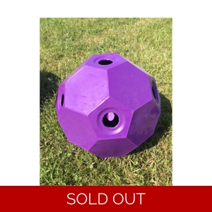 Parallax Small Holed Hay Play - Purple - 43cm