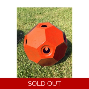 Parallax Small Holed Hay Play - Orange - 43cm