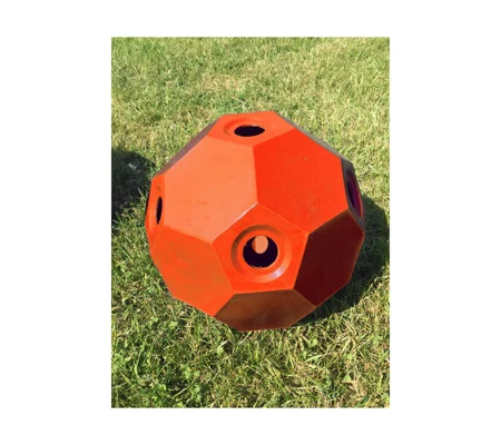 Parallax Small Holed Hay Play - Orange - 43cm