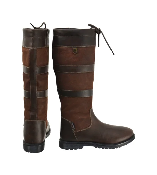 Hy Equestrian Bakewell Long Country Boot Dark Brown