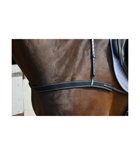 Hy Equestrian Elastic Breastgirth- Brown - One Size