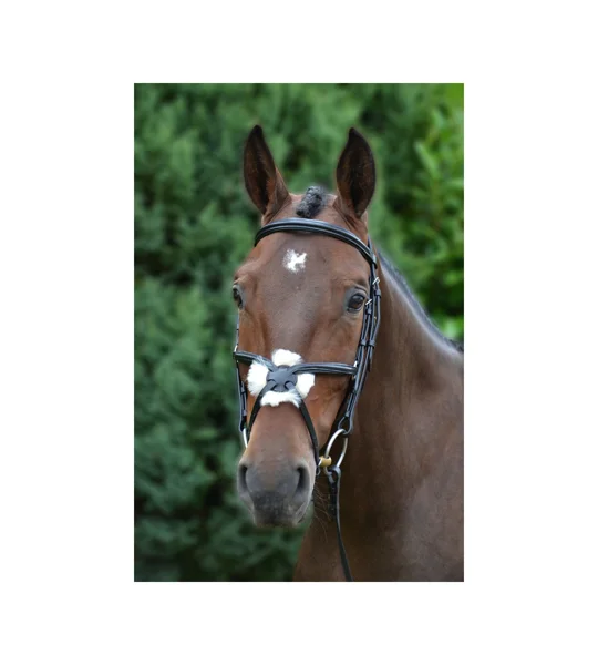 Hy Equestrian Mexican Bridle with Rubber Grip Reins - Brown
