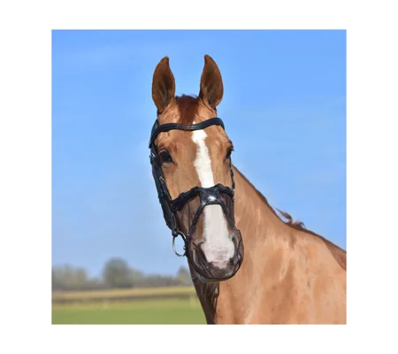 Net Relief Muzzle Net for Grackle - Black - Cob/Horse