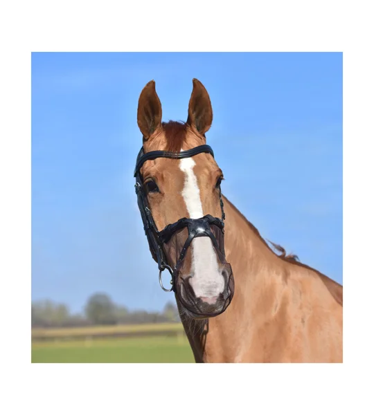 Net Relief Muzzle Net for Grackle - Black - Cob/Horse