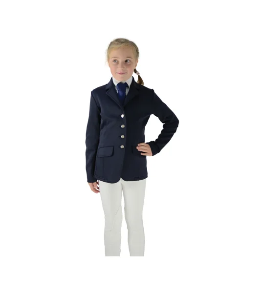 Hy Equestrian Children's Cotswold Competition Jacket - Navy